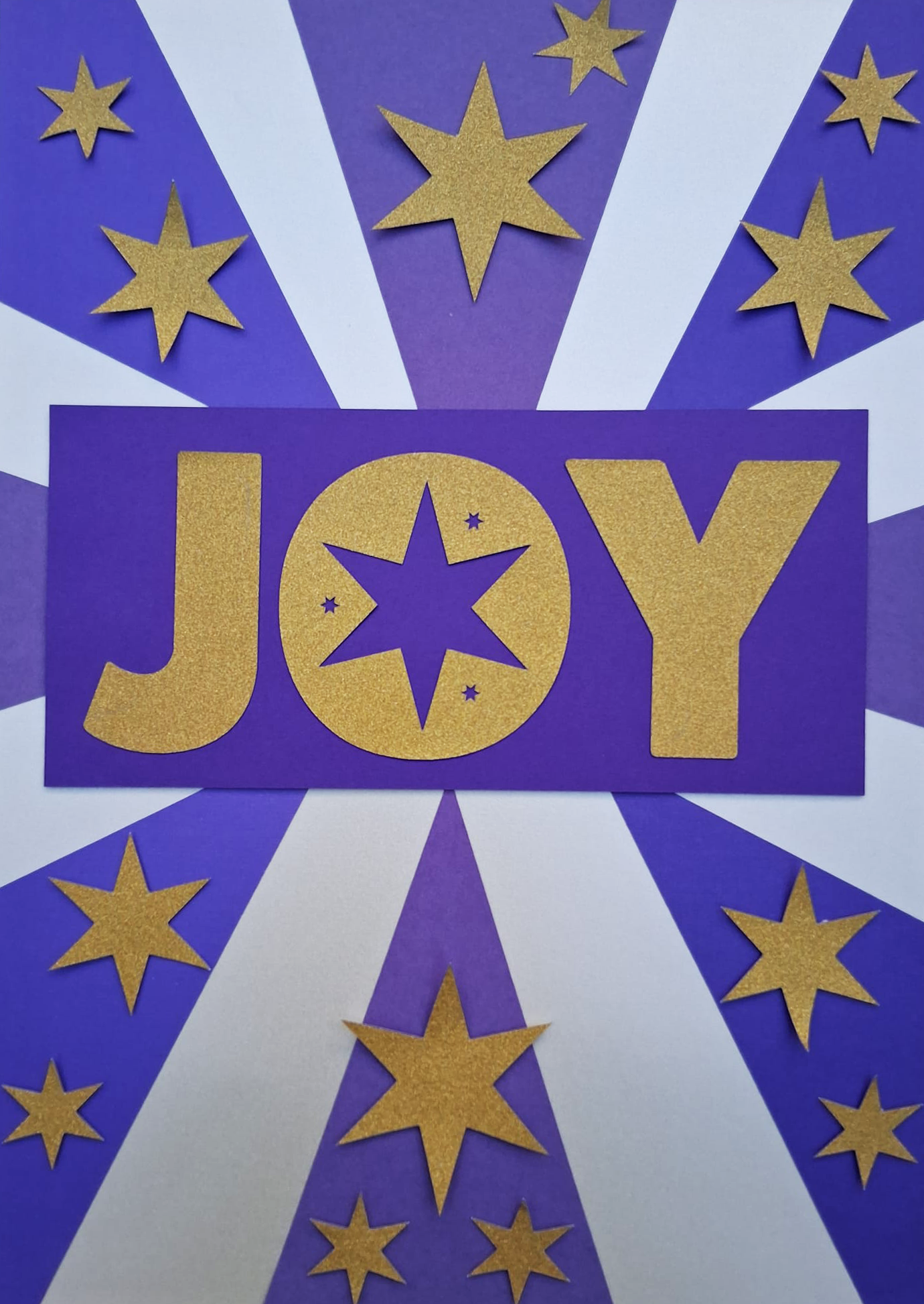 Our big Christmas card, from St Johns