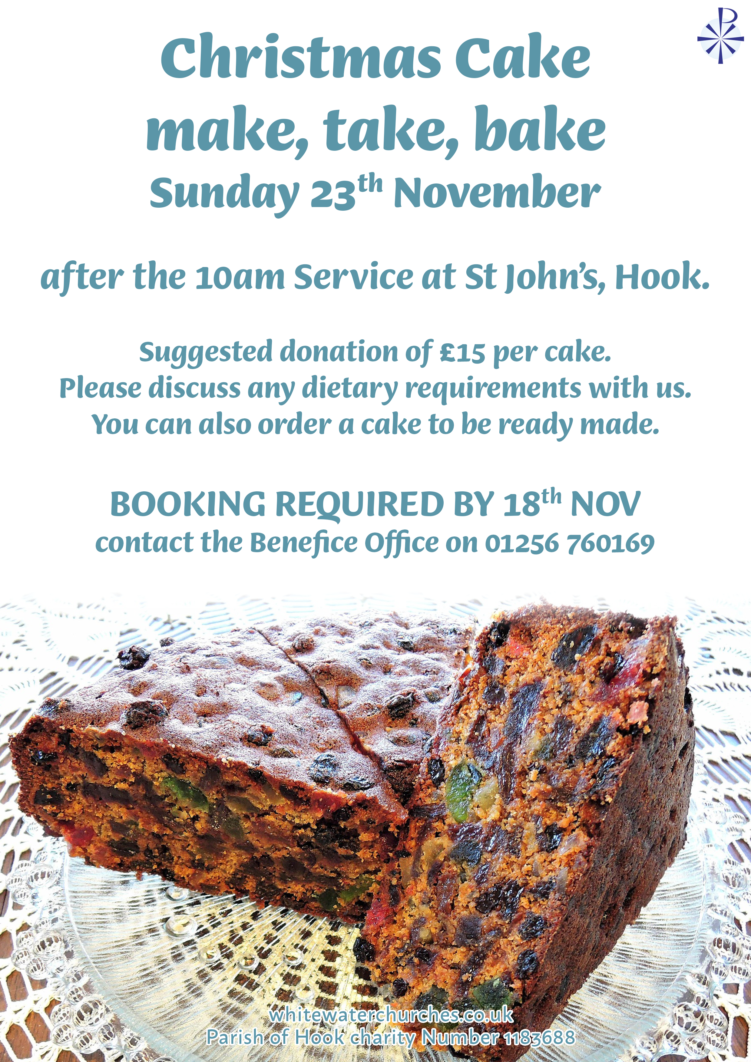 Christmas Cake make, take, bake