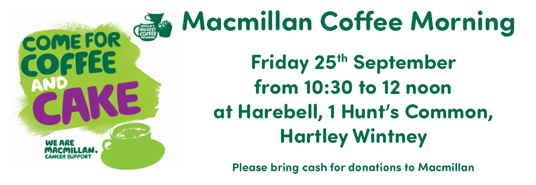 Macmillan Coffee Morning