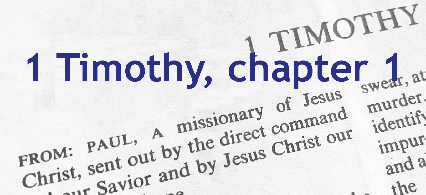 1 Timothy ch1