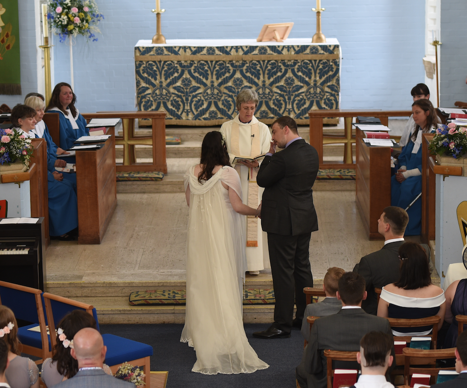Sophie's wedding at St John's