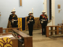 Buglers from the RBL who sounded the Last Post and Reveille during the Act of Remembrance in the service