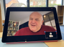 Lovely to have Bishop David join us via Zoom