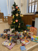 Christmas prayer tree and gifts for Caritas - from All Age service on 5th December