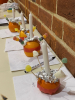 the children made Christingles at our Carols round the Christmas tree event