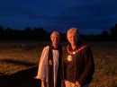 Marion & Jane at the Beacon ceremony