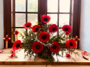 decorations on the windows cills