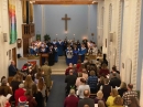 we had a mix of hymns, readings and choir anthems