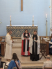 during the service