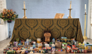 Harvest gifts, to be send to the foodbank